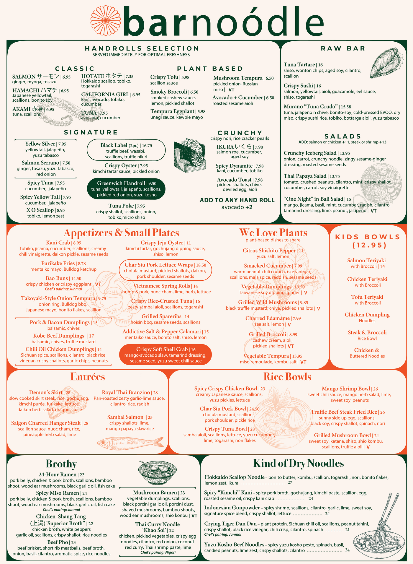 Menu Page